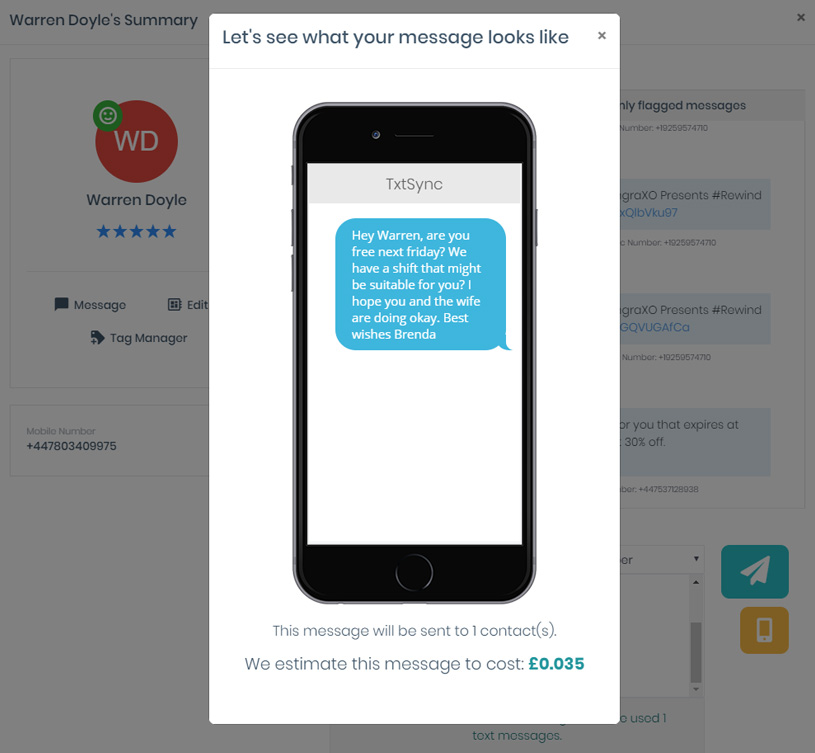 Send SMS - Easy to Integrate, Reliable and Low Cost WarrenPrev - Send SMS - Easy to Integrate, Reliable and Low Cost