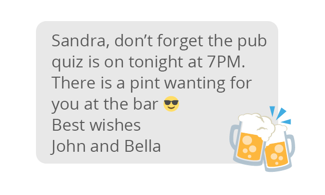 Hospitality - Increase Your Revenue With SMS Marketing pubQuizTonight - Hospitality - Increase Your Revenue With SMS Marketing