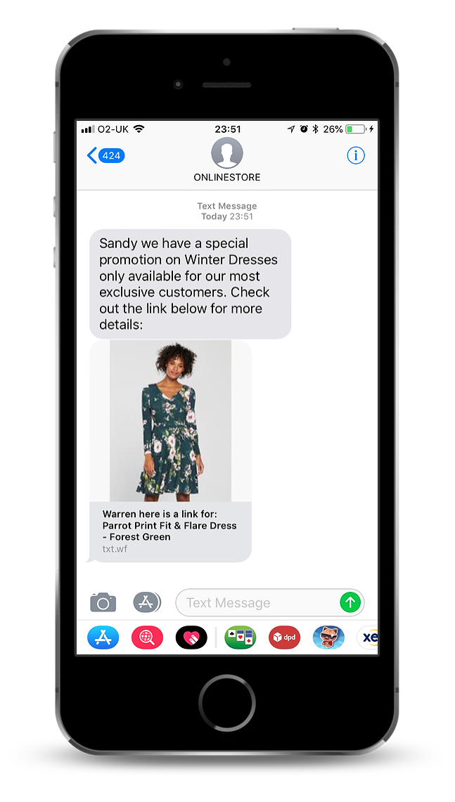 Retail - Promote Offers Directly Through SMS smartmockups jonjhycp - Retail - Promote Offers Directly Through SMS